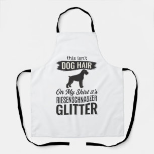 Riesenschnauzer Glitter Lustiges Hundeliebhaber-De Schürze