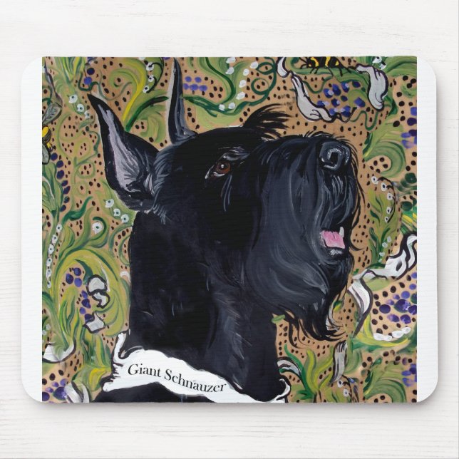 Riesenschnauzer Mousepad (Vorne)