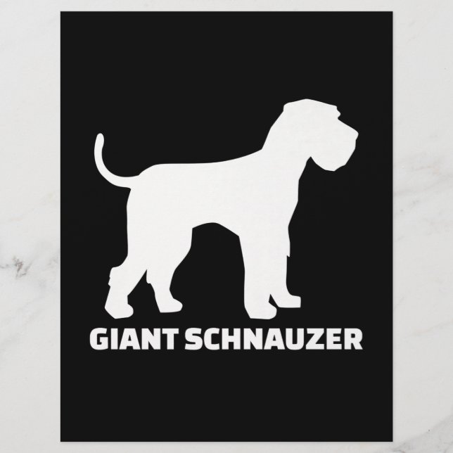 Riesenschnauzer-Prämie Briefbogen (Vorderseite)