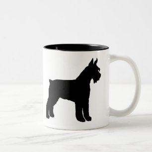 Riesenschnauzer (Schwarzes) Zweifarbige Tasse