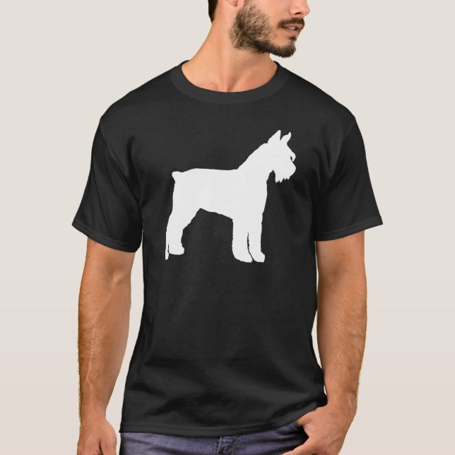 Riesenschnauzer (weiß) T-Shirt (Vorderseite)