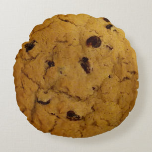 Riesenschokolade Chip Cookie Rundes Kissen