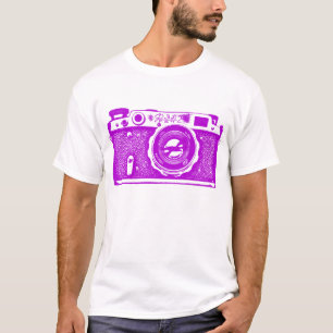 Riesensowjetische Russische Kamera - Lila T-Shirt
