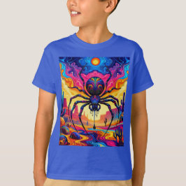 Riesenspinne in einer surrealen Wüste T-Shirt