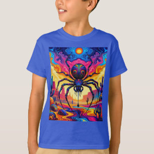 Riesenspinne in einer surrealen Wüste T-Shirt