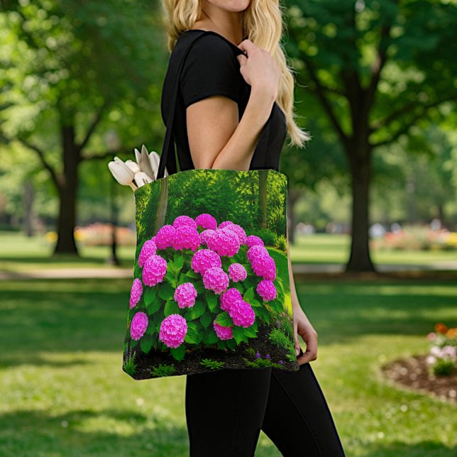 Riesentasche mit rosa Hortensien (Von Creator hochgeladen)