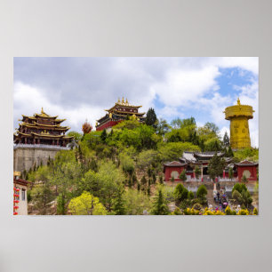 Riesentibeterrad in Shangri-la - Yunnan Poster
