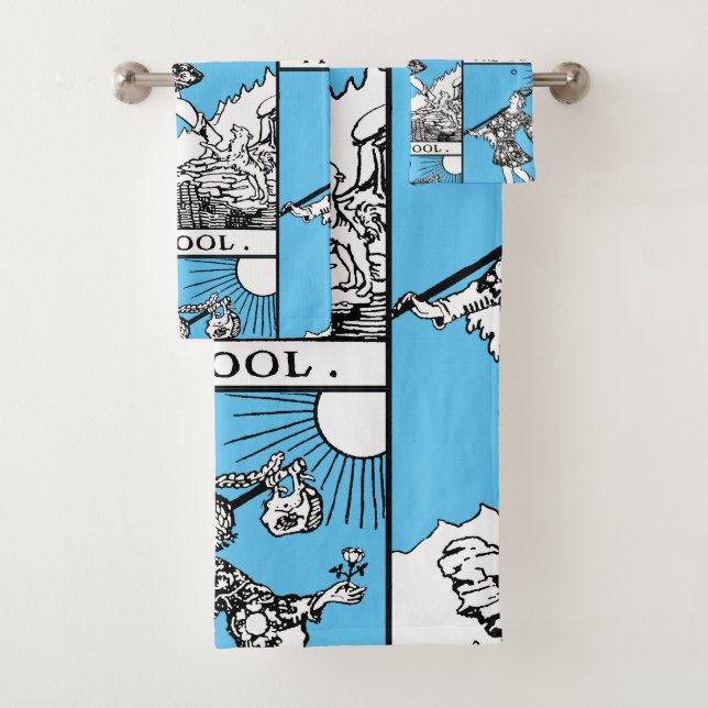 Riesenwaite Tarot Major Arcana Der Narr Badhandtuch Set (Insitu)
