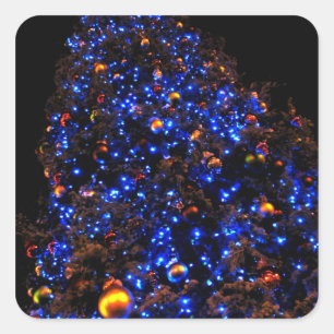 Riesenweihnacht Quadratischer Aufkleber