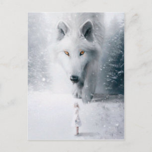 Riesenwolf Postkarte