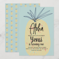 Riesige Ananas Art Geburtstag Tropischer Sommer Al