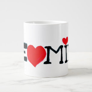 Riesige BE MINE Valentins-Mug Jumbo-Tasse