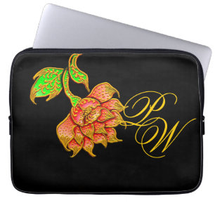 Riesige Blume Laptopschutzhülle