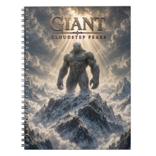 Riesige Cloudstep-Gipfel Dark Cinema Notizblock