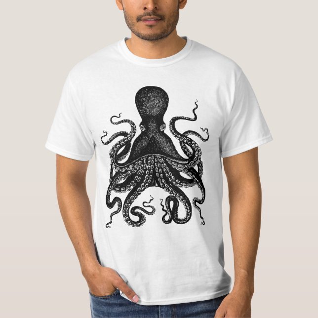 Riesige Krake - 20.000 Ligen Kraken T-Shirts (Vorderseite)