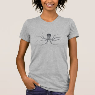 Riesige Kraken-Seeentwurf T-Shirt