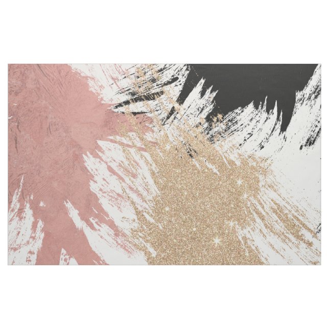 Riesige künstlerische Brushstrokes im Stoff (Yard (91,4 cm))