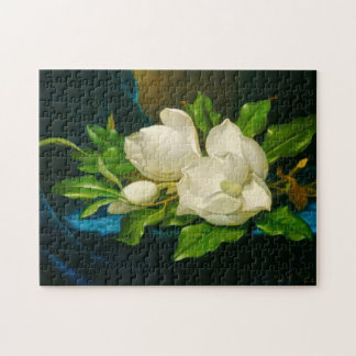 Riesige Magnolien Martin Johnson Heade Feine Kunst Puzzle