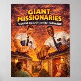 Riesige Missionare: Das Klopfen, das nicht ignorie Poster