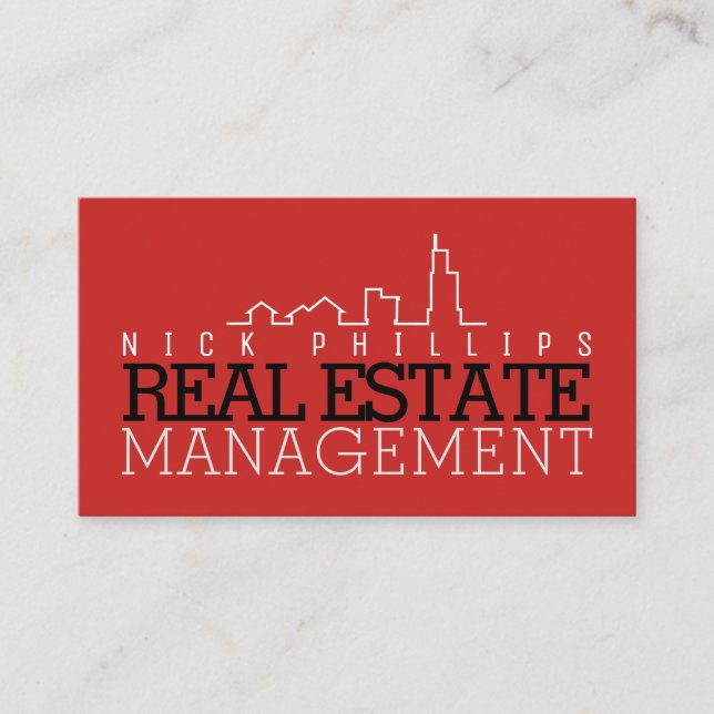 Riesige mutige stehen heraus Art Visitenkarte (Vorderseite)