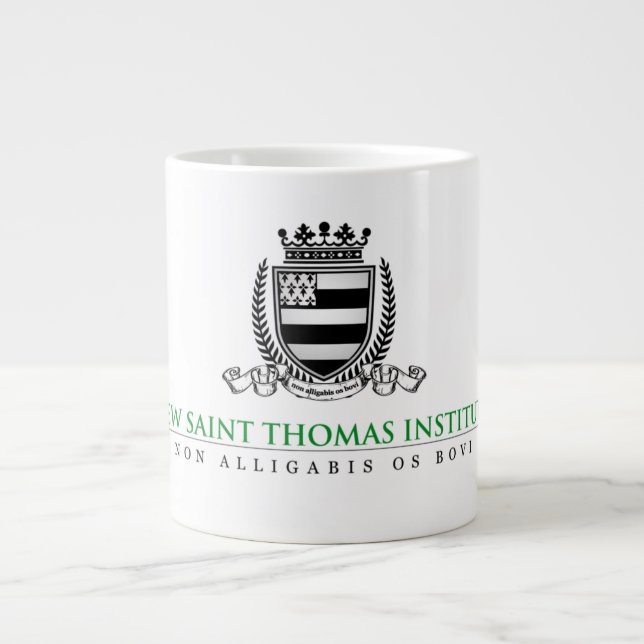 Riesige neue Heiliger Thomas-Institut-Tasse Jumbo-Tasse (Vorderseite)