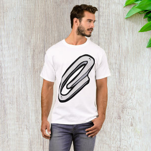 Riesige Silber-Büroklammer Büro und Schreibwaren T-Shirt