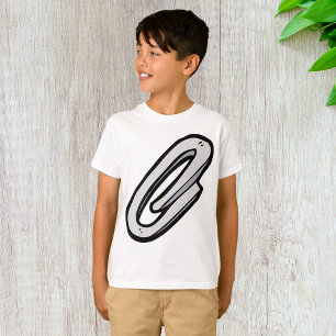 Riesige silberne Büroklammer Büro und Schreibwaren T-Shirt