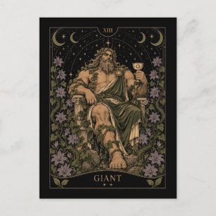 Riesige, sternenklaren Tarot-Kunst Postkarte