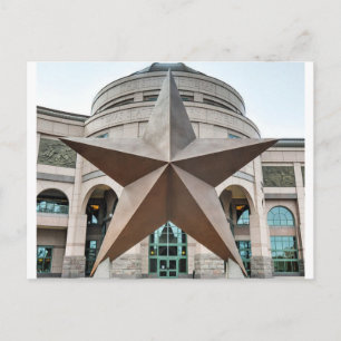 Riesige Sternskulptur im The Story of Texas Museum Postkarte