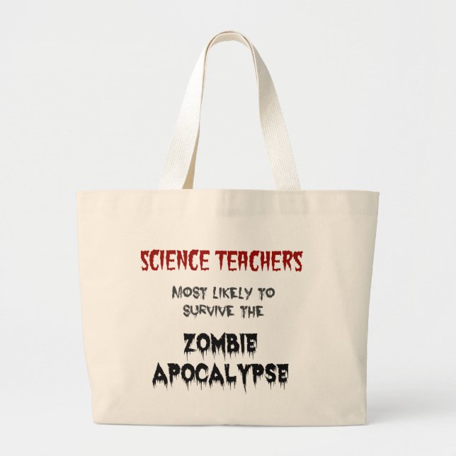 Riesige Tasche ScienceTeacherApocalypse (Vorne)