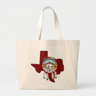 Riesige Taschen-Tasche Stammes- Schild-Texas Jumbo Stoffbeutel