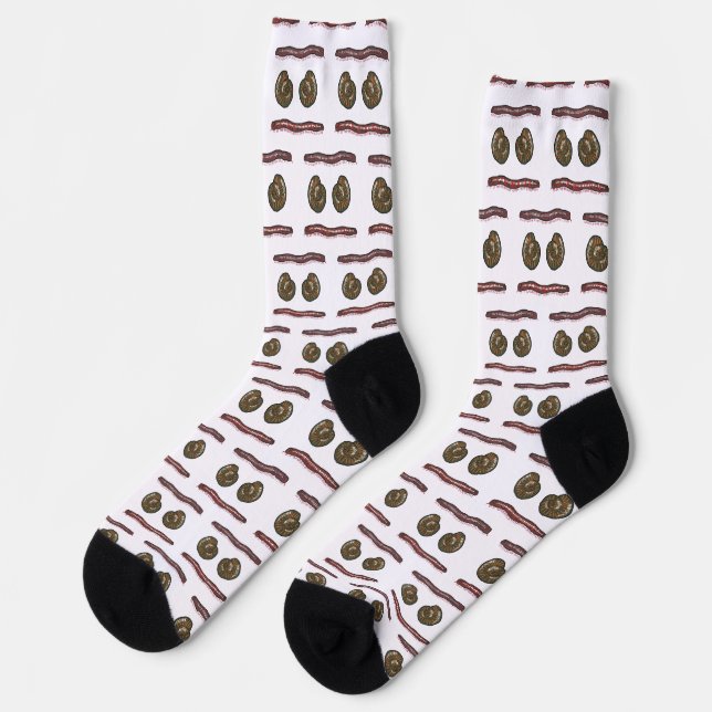 Riesige Tausendfüßler Socken (Linkes Detail)