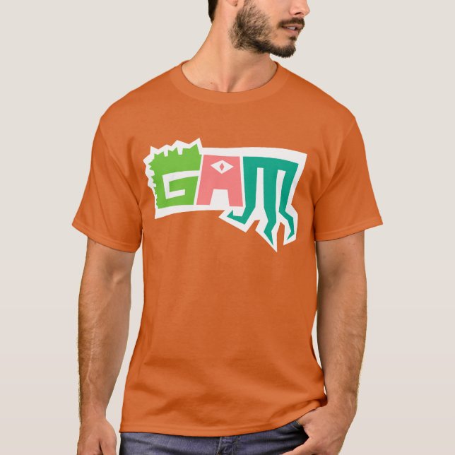 Riesige verärgerte Monster T-Shirt (Vorderseite)