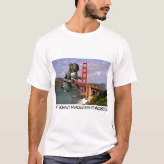 Riesiger Affe dringt San Francisco ein (T - Shirt) T-Shirt