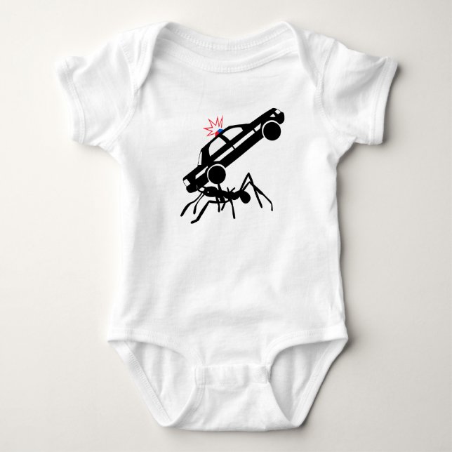 Riesiger Ameisen-Angriffs-Strampler Baby Strampler (Vorderseite)