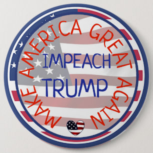 Riesiger Anti-Trump-Button Button