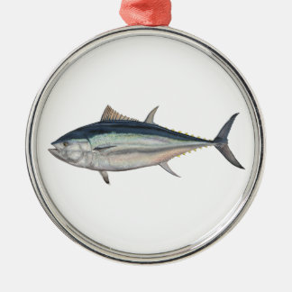 Riesiger Atlantischer Blauflossen-Thunfisch Realis Ornament Aus Metall