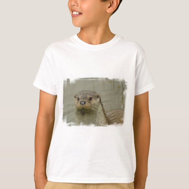 Riesiger Fluss-Otter-Jugend-T - Shirt (Vorderseite)