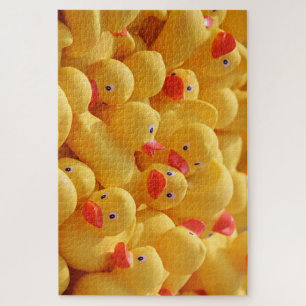 Riesiger Haufen gelber Gummienten Puzzle
