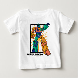 Riesiger Krieger-Roboter: Grenzenlose Abenteuer Baby T-shirt
