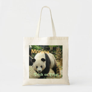 Riesiger Panda Halloween-Süßigkeiten oder Saures Tragetasche