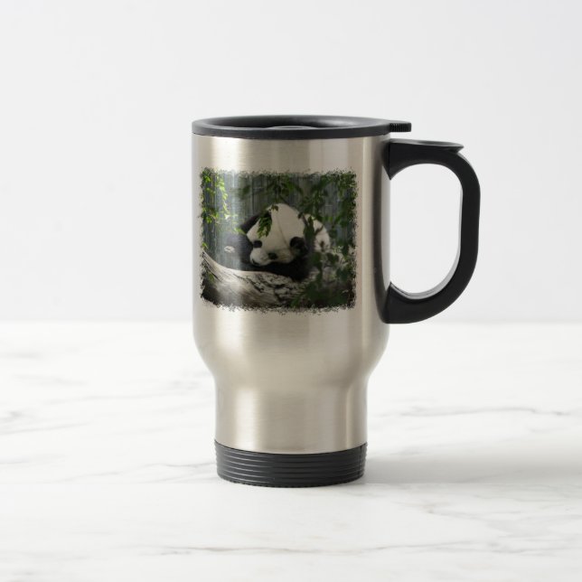 Riesiger Panda-rostfreier Stahl-Reise-Tasse Reisebecher (Rechts)