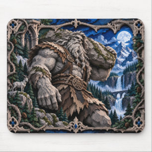 Riesiger Papier-Schnitt-Monster Mousepad