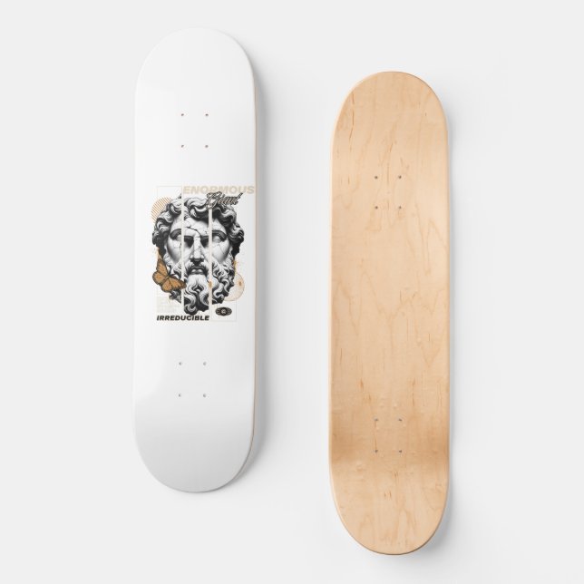 Riesiger Riese : Standhaftigkeit Skateboard (Vorderseite)
