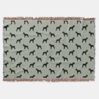 Riesiger Schnauzer-Silhouette-Muster