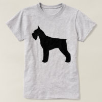 Riesiger Schnauzer-Silhouette