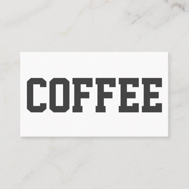 Riesiger Text auf weißer Doppelpunktzahl Treuekarte (Vorderseite)