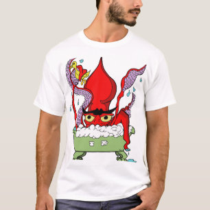 Riesiger Tintenfisch in einer Wanne T-Shirt