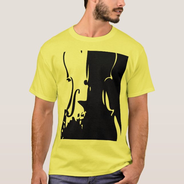 Riesiger Violinen-T - Shirt (Vorderseite)