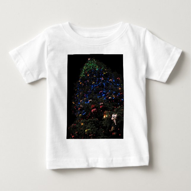 Riesiger Weihnachtsbaum II Baby T-shirt (Vorderseite)
